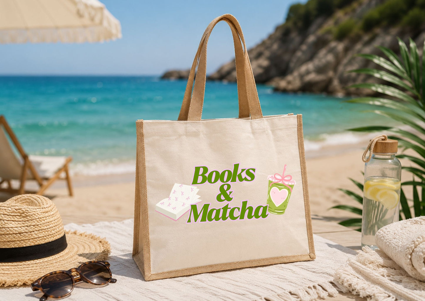 Borsa mare Summer fever juta e cotone