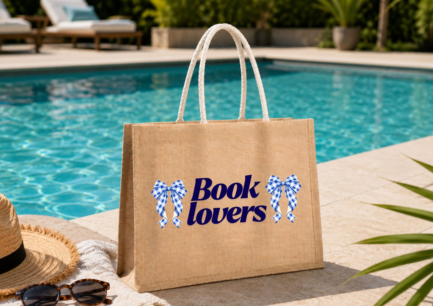 Borsa mare Summer fever juta laminata
