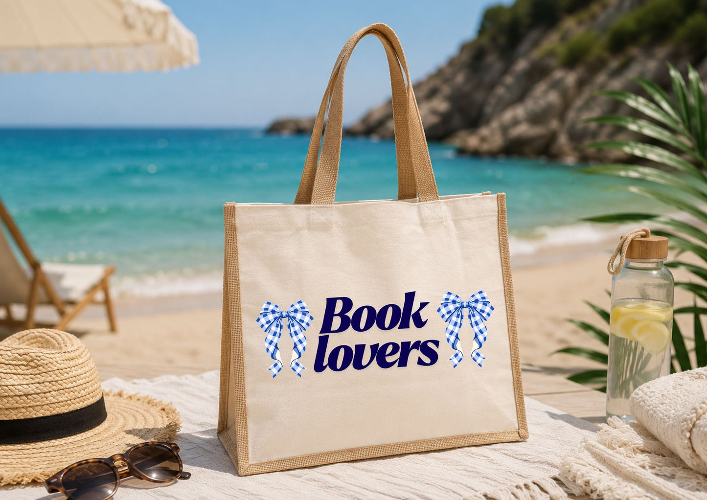 Borsa mare Summer fever juta e cotone