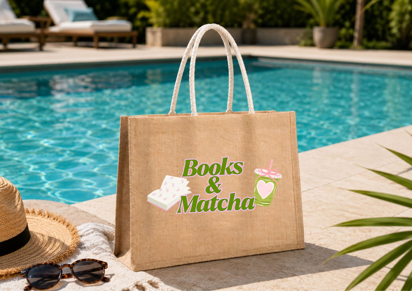 Borsa mare Summer fever juta laminata